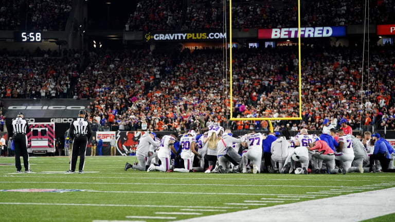 El desplome de Damar Hamlin lo cambia todo en el juego de la NFL